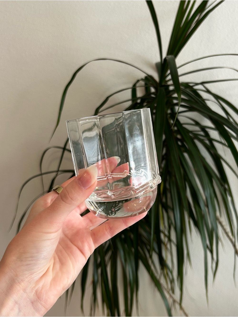 Clear Glass Tumbler - Minimal Drinking Glass